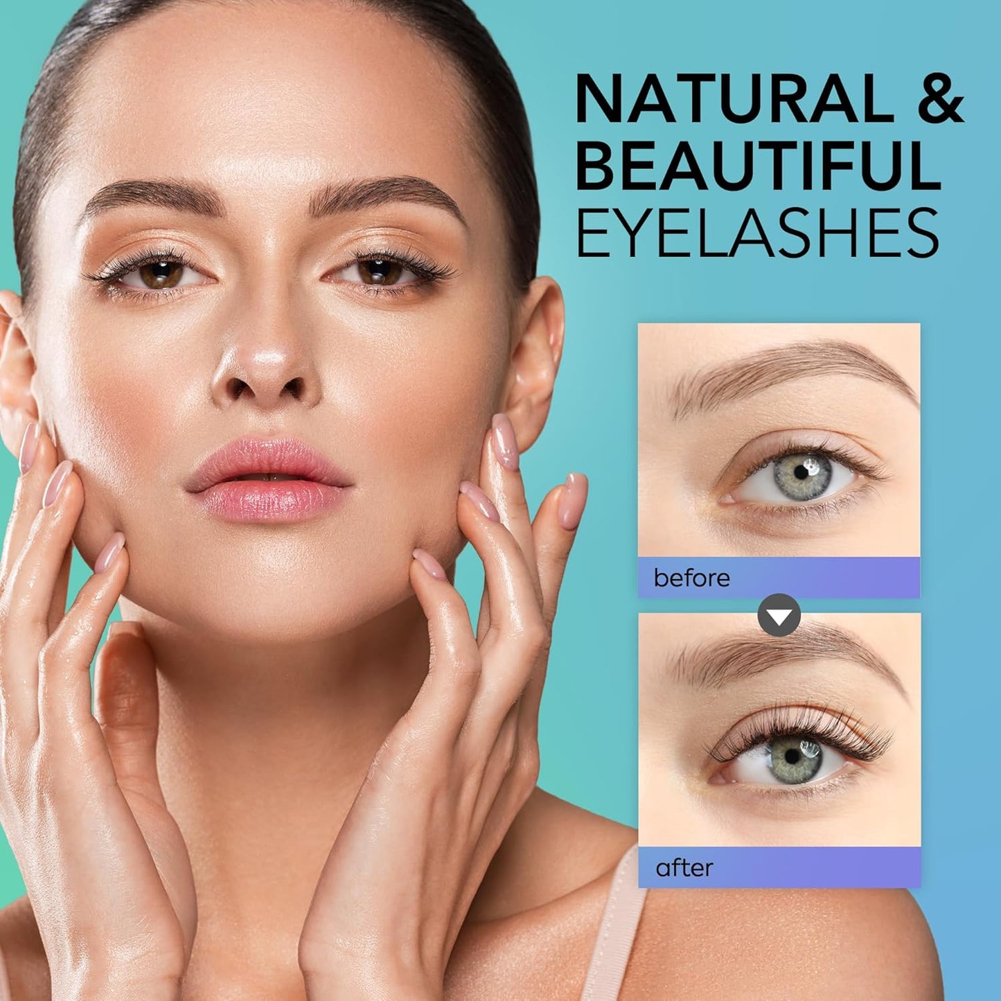 Premium Lash Serum for Eyelash Growth Serum, Advanced Lash Growth Formular for Longer, Fuller and Thicker Lashes and Brows 5ml