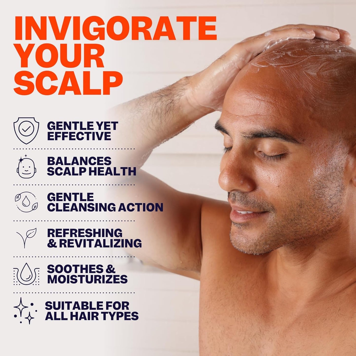 Freebird Scalp Cleanser - 90mL Detoxifying Head Wash, All-Natural Gentle Scalp Scrub, Refreshing & Soothing, Paraben-Free, Travel Size, Nourishing Daily Cleanser for Bald Men and Women