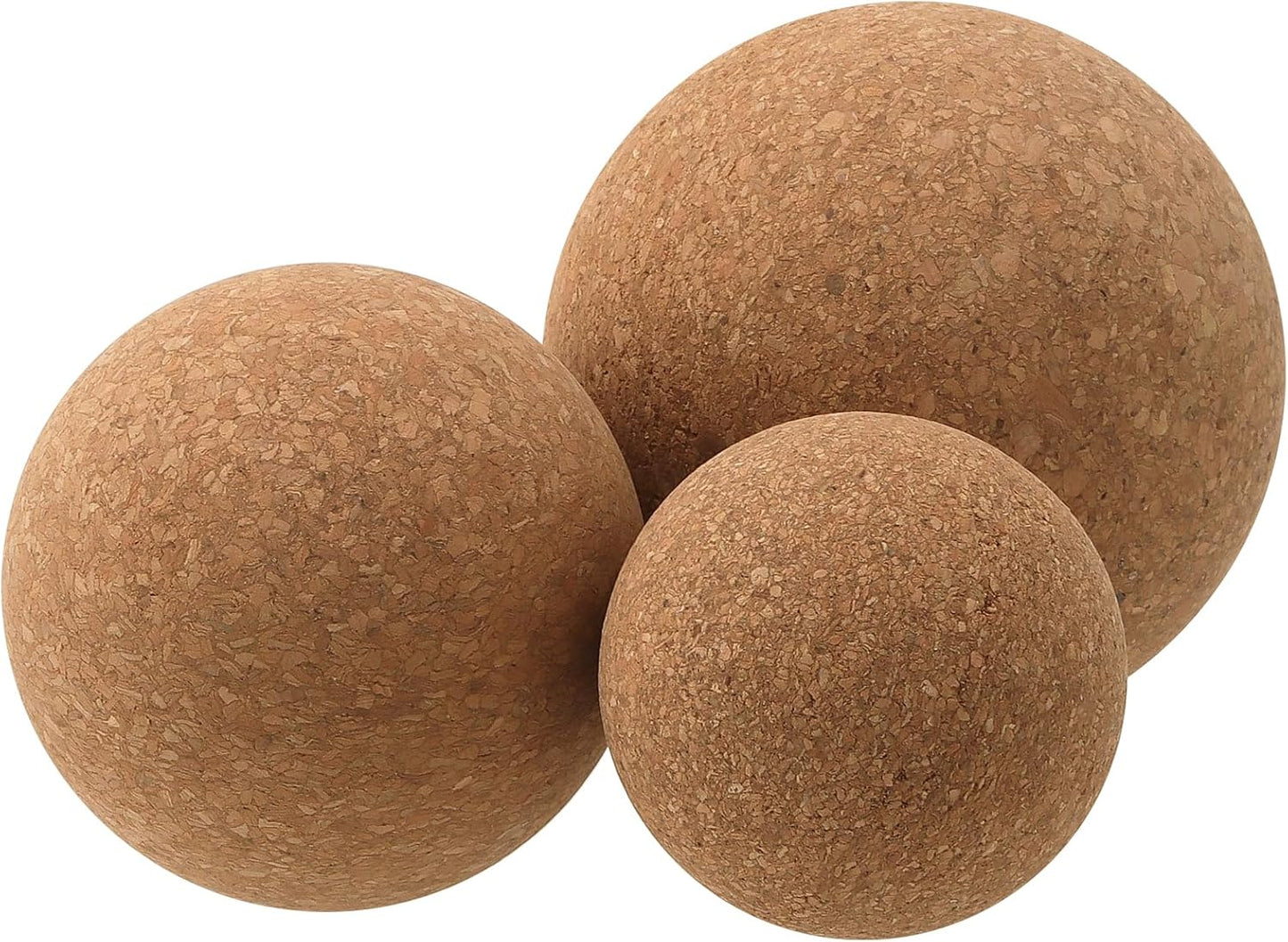 5 PCS Cork Massage Ball, Cork Therapy Ball Wooden, Cork Ball for Muscle Massage, Myofascial Release