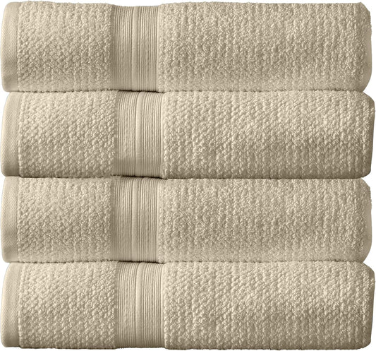 Arm & Hammer Quick Dry Bath Towels, 4 Piece, Khaki