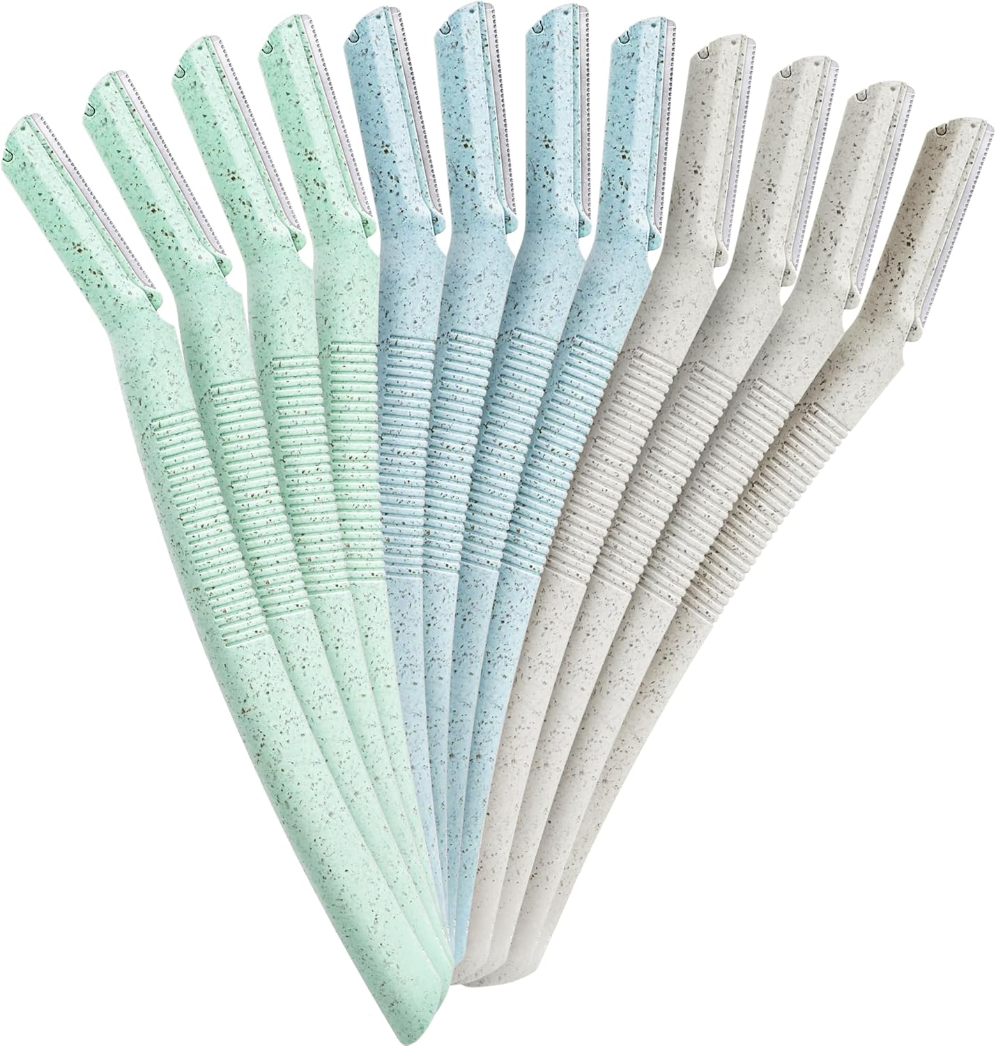 ennva Eyebrow Razor for Women | Dermaplane Facial Razor for Face | Hair Trimmer Face Razor for Body Use | Multipurpose Facial Hair Removal Disposable Blades Eyebrow Shaper Tool - 12pcs