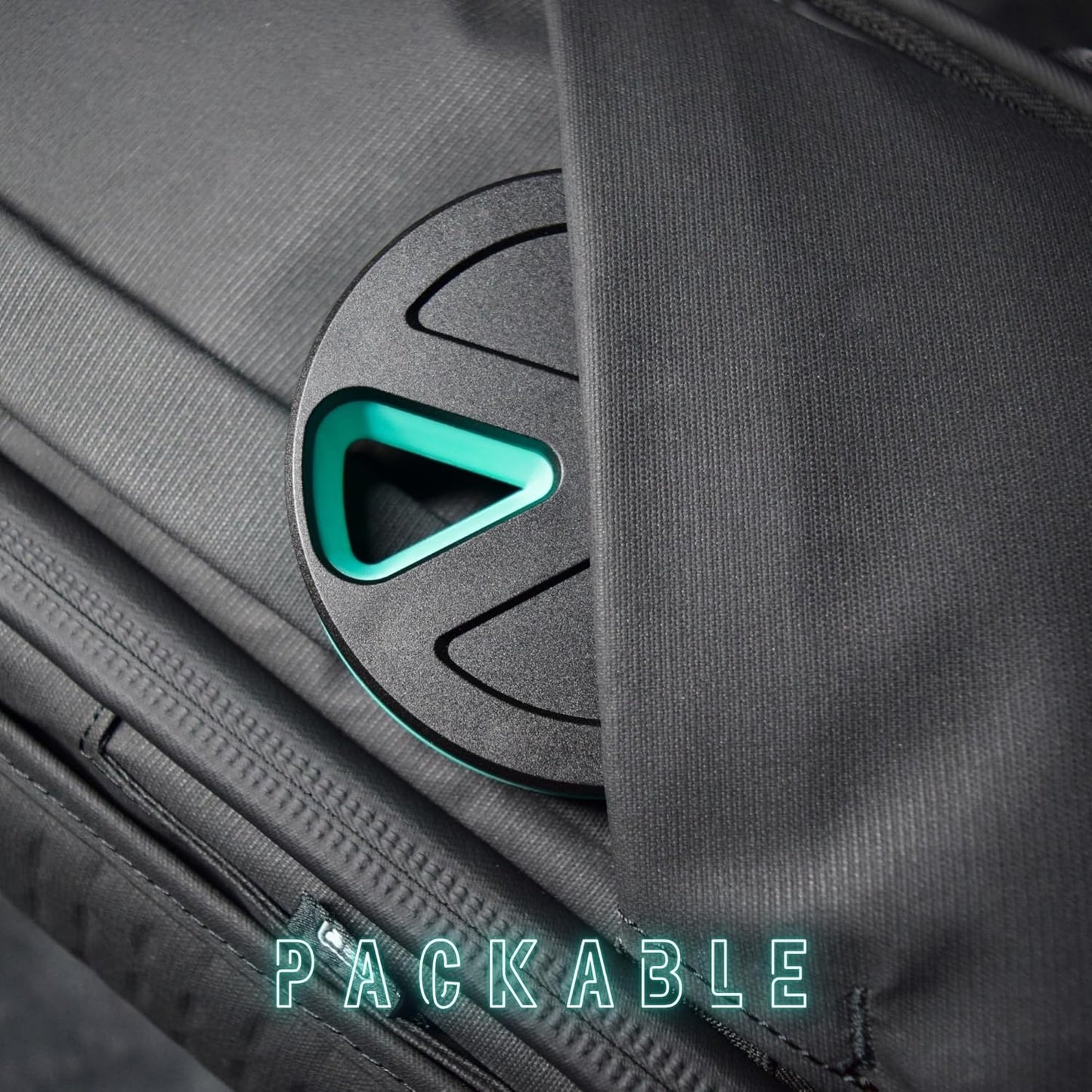 Travel RX Pill Case by Type Two Labs – Weekly 7 Day Pill Box, Compact Magnetic Pill Organizer for Purses or Pockets, Rugged Daily Caddy Holds Vitamins, Supplements, Medication. (Stealthy Black)