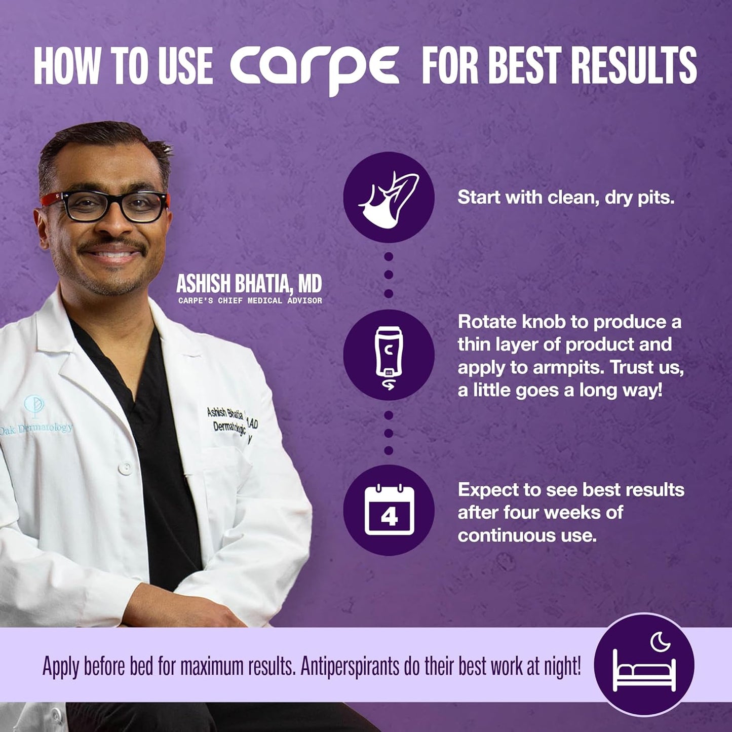 Carpe Underarm Antiperspirant Deodorant Advanced Sweat & Odor Protection Formula - Deodorant for Women & Men - Helps to Combat Excessive Sweating with Odor Control - Lavender Citrus (Pack of 2)