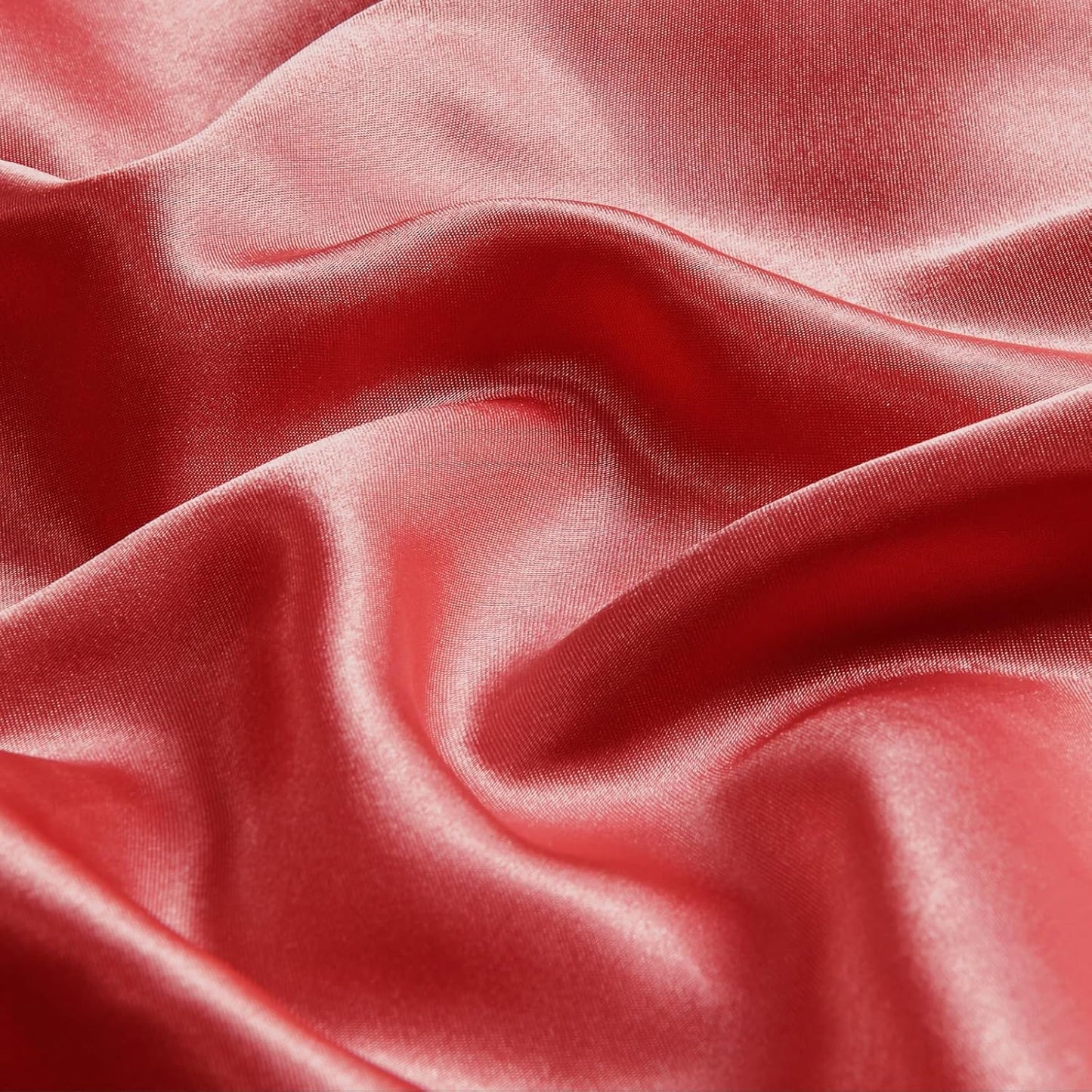 BEDELITE Satin Body Pillow Cover 2 Pack, Super Soft and Cooling Body Pillow Pillowcase for Hair and Skin, Breathable Silky Full Long Pillowcase Cover(20"x54", Baked Apple)