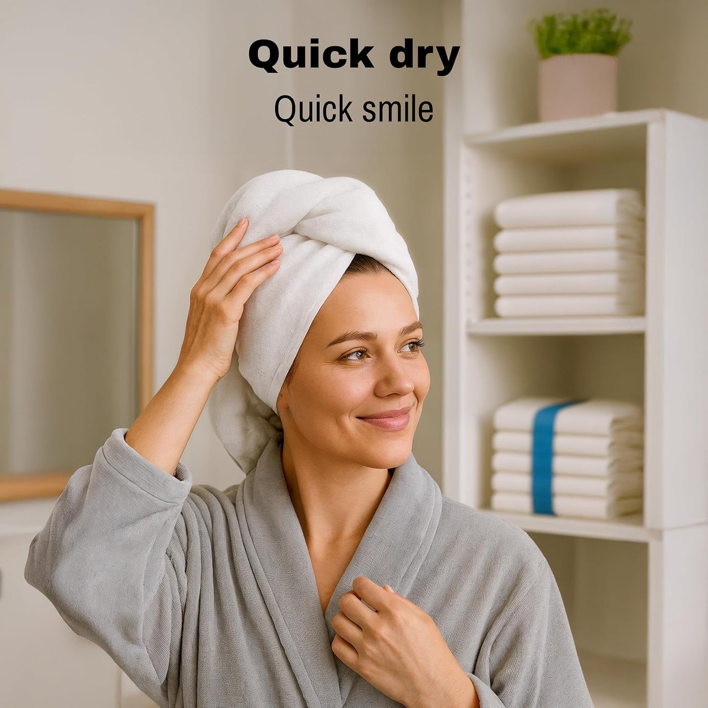 JMR 12 Pack Thin 100% Cotton Utility Towels (22x44 White) - Quick-Dry, Lightweight & Economical for Pets, Gym, Cleaning, Kitchen, Travel, Hair, Auto - Practical Multi-Use Space Saver, Bulk Value