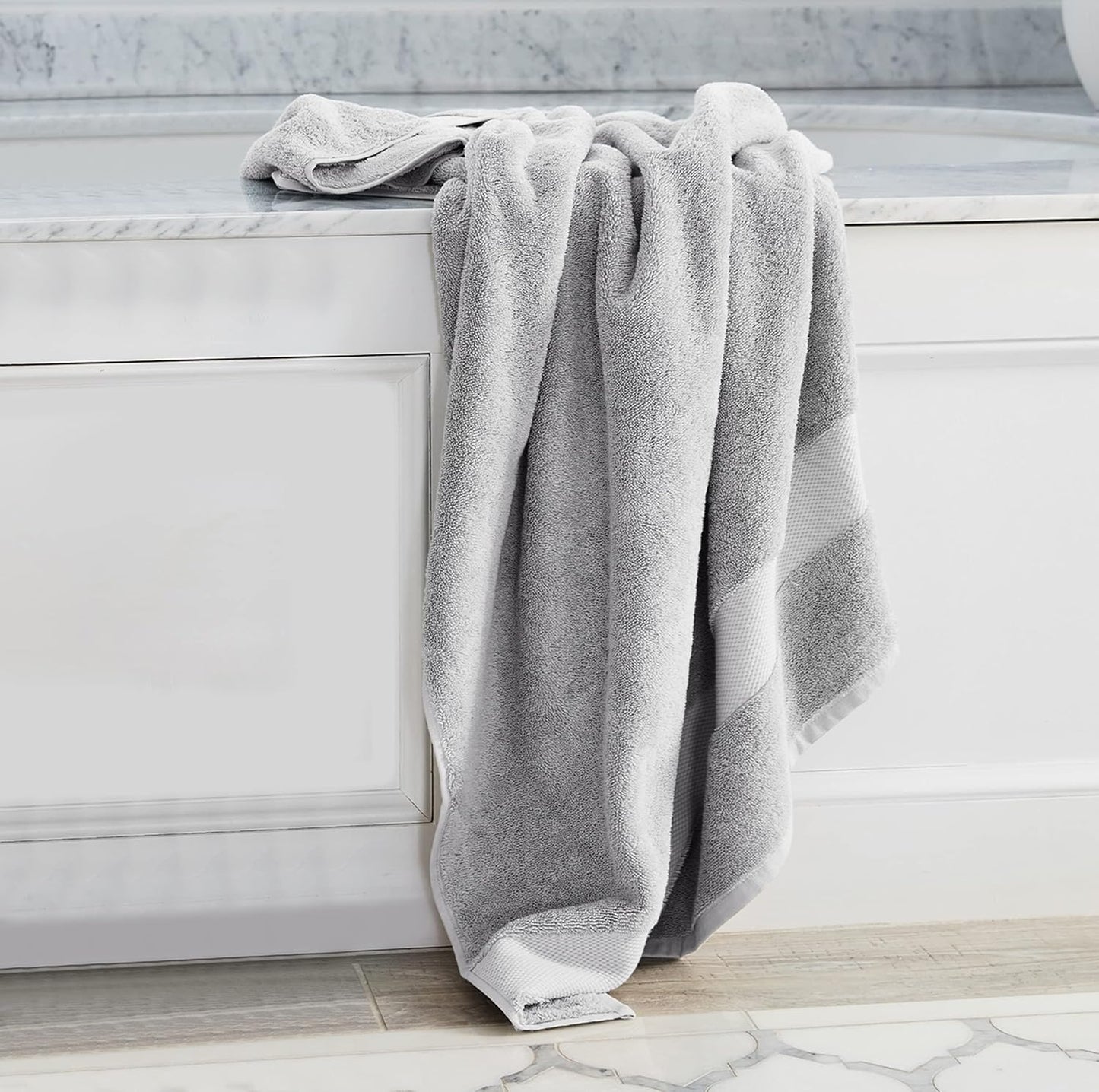 Delara Organic Cotton Luxuriously Plush Bath Towel 20 Piece Set|GOTS & Oeko-TEX Certified|Premium Hotel Quality Towels|Feather Touch Technology|650 GSM Long Staple|Soft, Quick Dry & Ultra-Absorbent