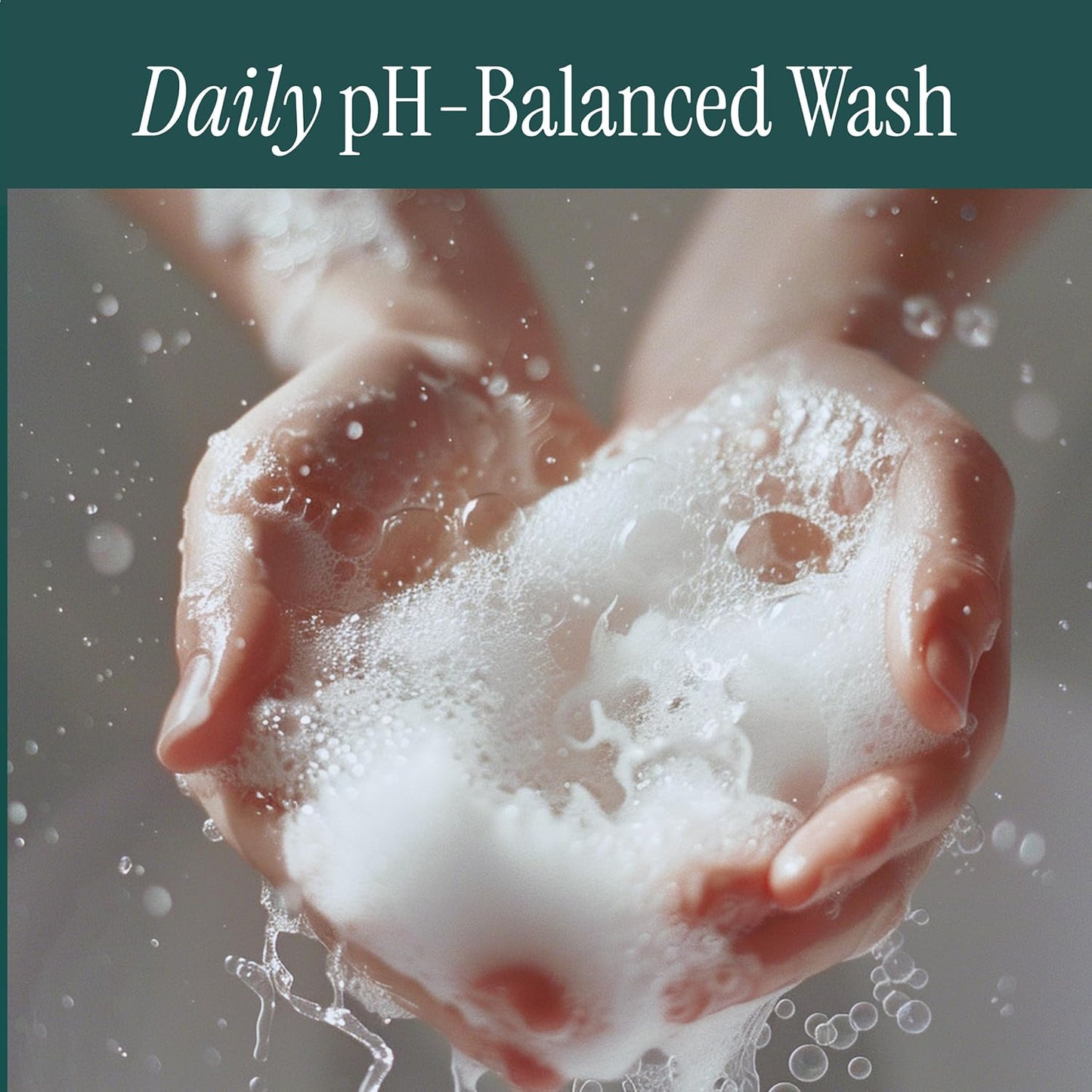 pH-D Feminine Health - Boric Acid Foam Wash - pH-Balanced, Paraben-Free, and Plant-based (Sensitive, 6 Fl Oz (Pack of 2))