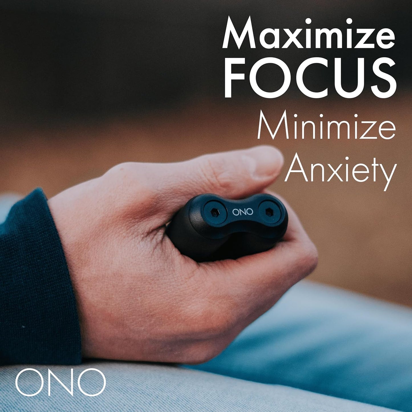 ONO Roller - Handheld Fidget Toy for Adults | Help Relieve Stress, Anxiety, Tension | Promotes Focus, Clarity | Compact, Portable Design