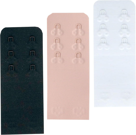 SAMGU Women's Soft Bra Extender 2 Hook / 3 Hooks / 4 Hooks Seamless Comfortable Bra Strap Extender Extension