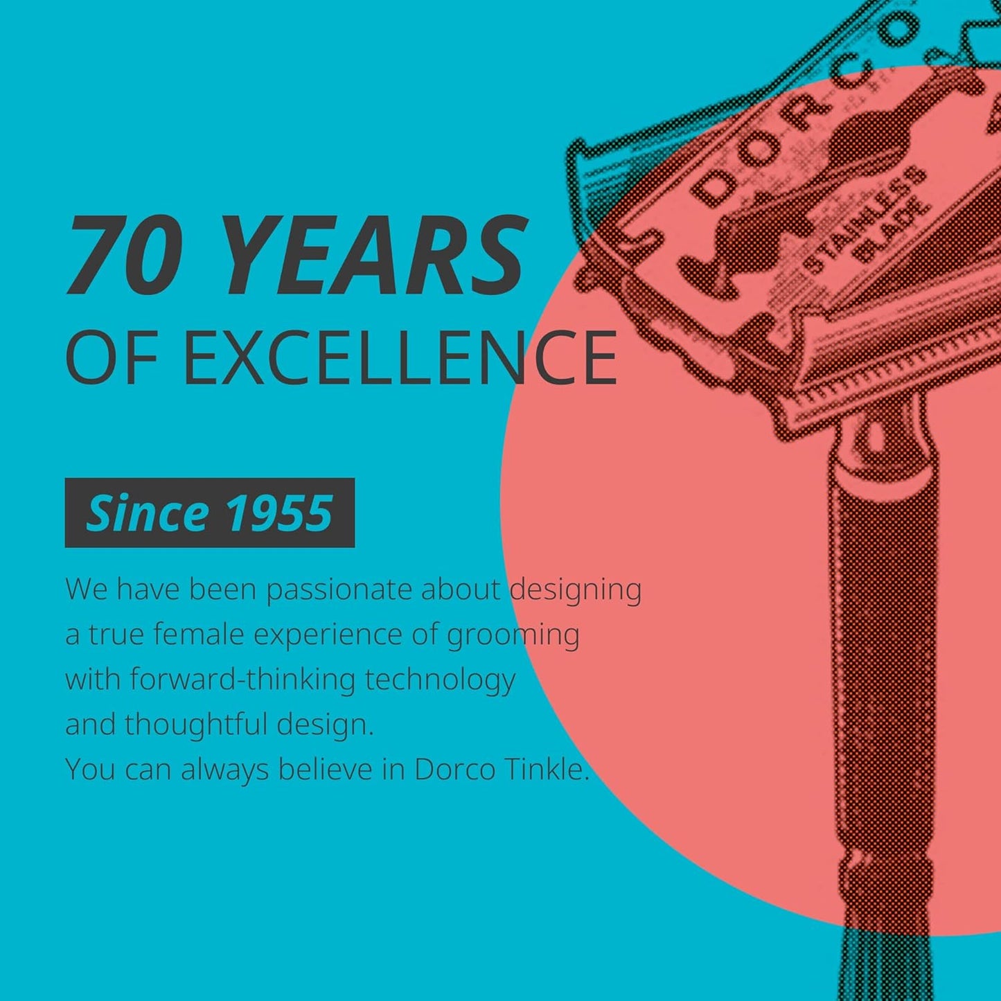 Tinkle Dermaplaning Tool 18ct, Dermaplane Razor for Women, Safe and Easy Peach Fuzz Remover, Eyebrow Trimmer with Protective Cover (6 Packs of 3)