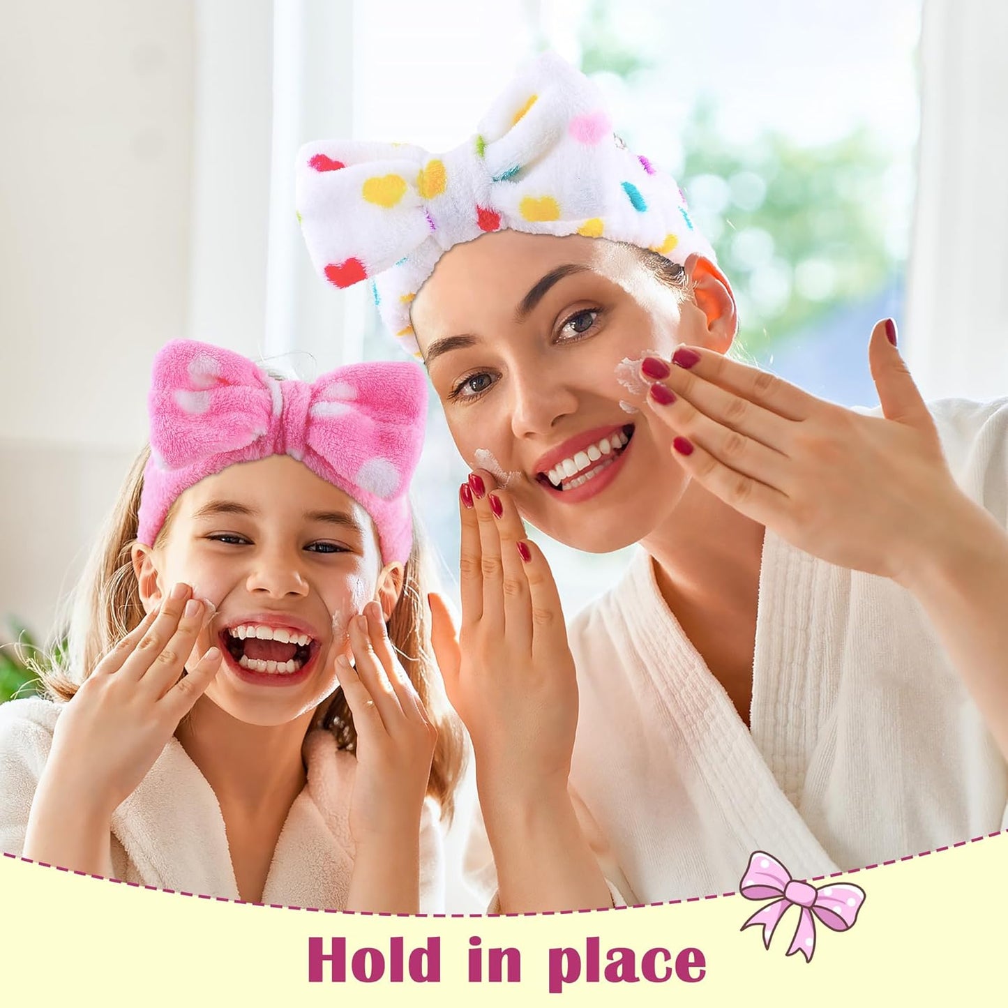 WSYUB Skincare Headband, 6pcs Headband for Washing Face,Spa&Makeup Headbands