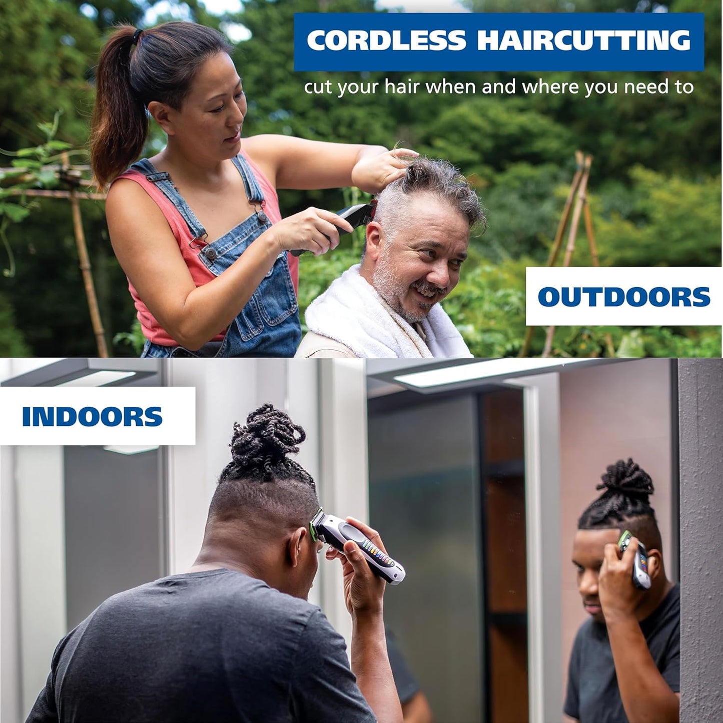 Wahl Lithium Ion Color Pro Rechargeable Cordless Hair Clippers for Men with Smart Charge Technology and Battery Hair Trimmer for Convenient at Home Haircutting & Touch Ups - Model 3026594