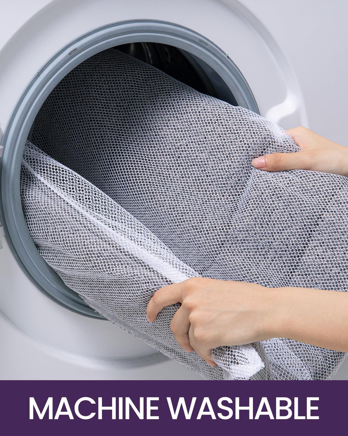 DEXI Bathroom Rug 36x24, Non Slip Washable Bath Mat for Shower Floor, Absorbent Soft Bathmat with Rubber Backing, Quick Dry Microfiber Carpet, Grey