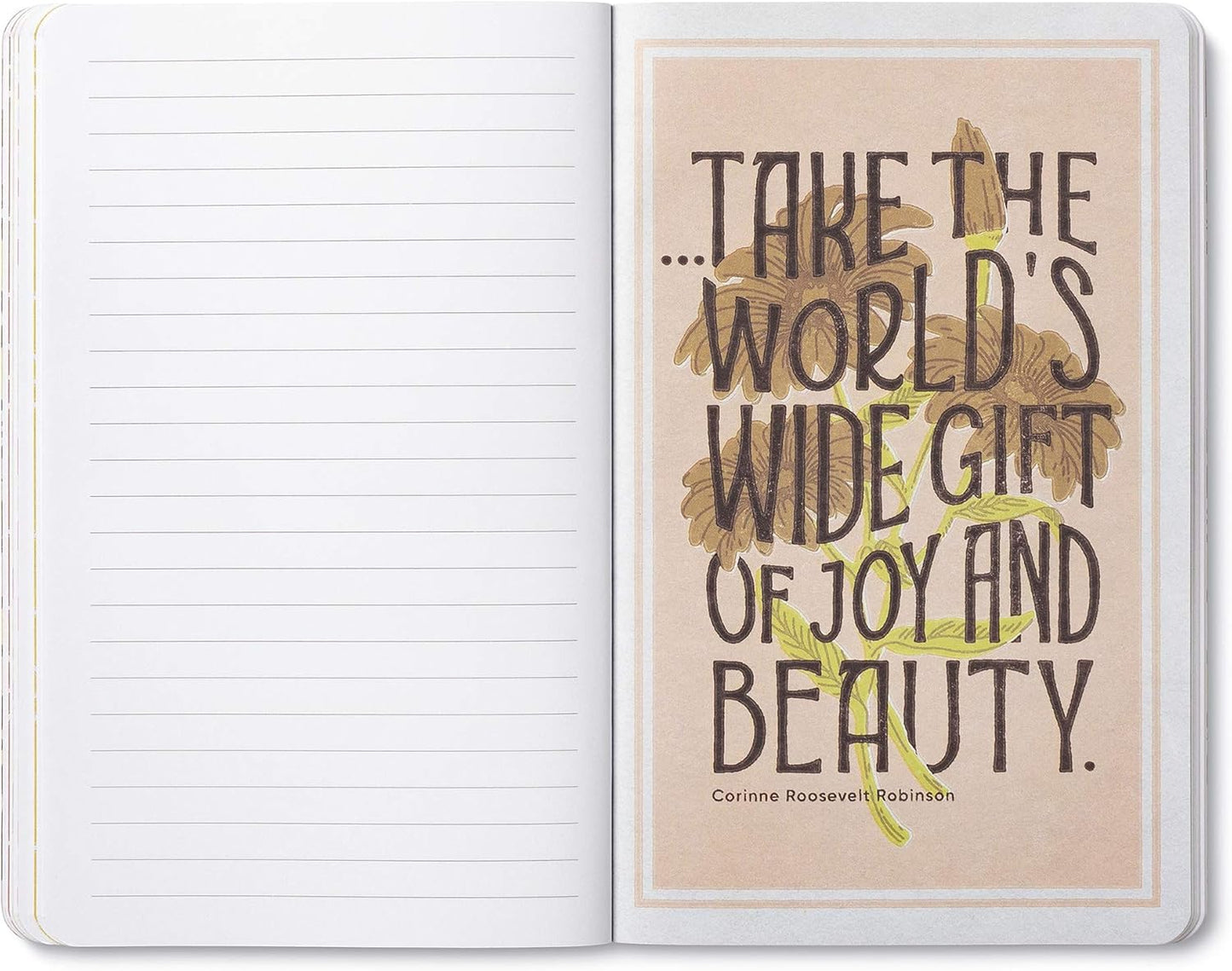 Compendium Softcover Journal - Every day is a beautiful day. – A Write Now Journal with 128 Lined Pages, 5″W x 8″H