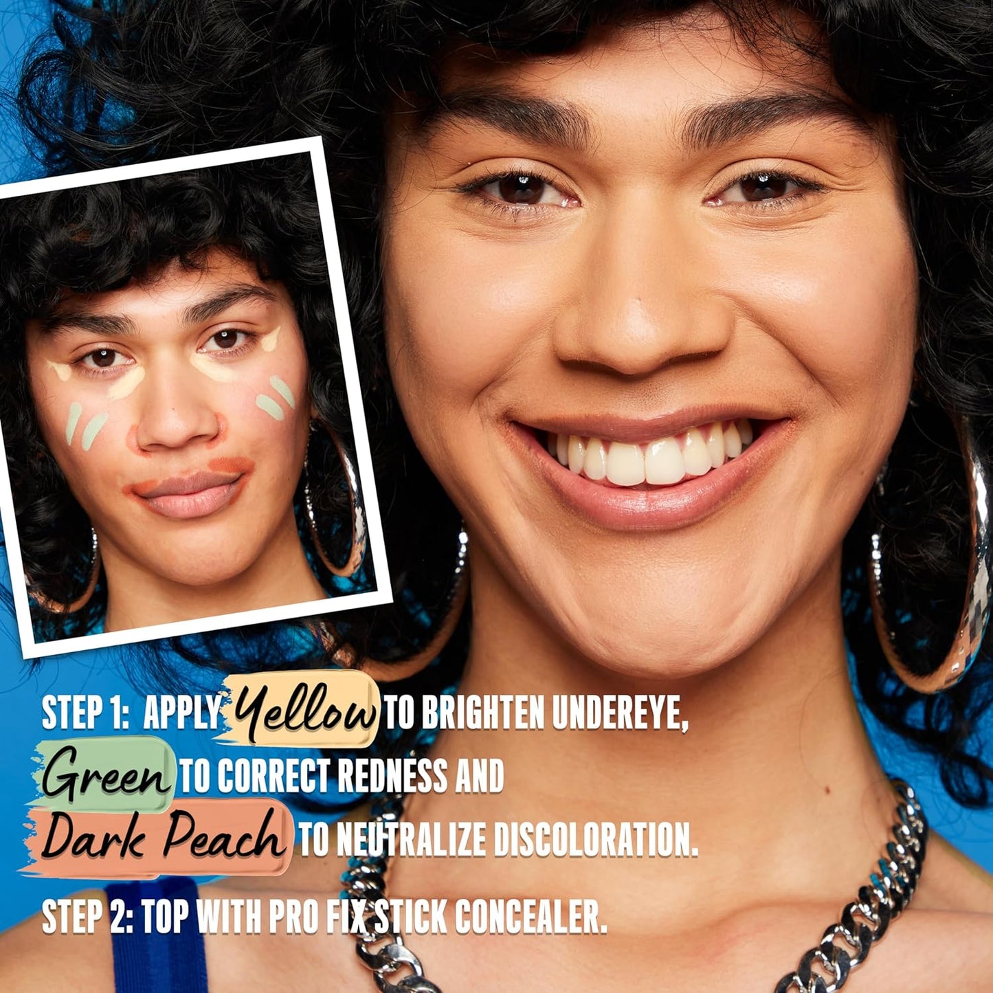 NYX PROFESSIONAL MAKEUP Pro Fix Stick Correcting Concealer, Buildable Medium Coverage Concealer Stick - Green