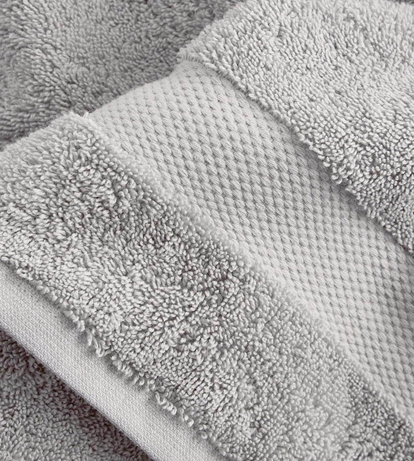 Delara 100% Organic Cotton Towels 650 GSM Plush Feather Touch Quick Dry Wash Cloth, Pack of 12 GOTS Certified, Oeko-Tex Green Certified, Organic Cotton Wash Cloth, 13"X13"