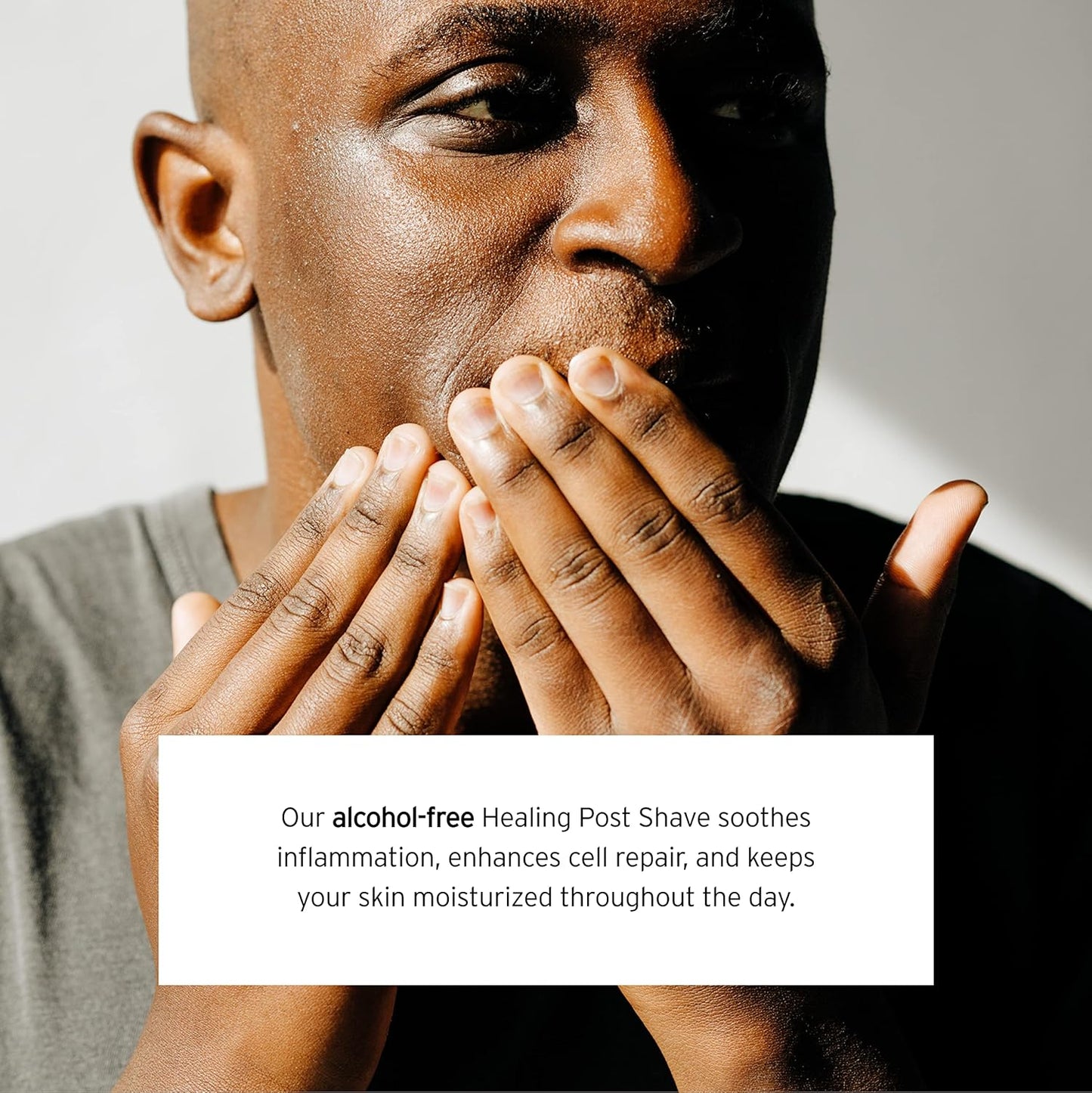 SUPPLY Healing Post Shave- Fragrance Free After Shave- Alcohol- Free Soothing Formula for Men- Nourishes, Soothes and Boost Cell Repair- for Sensitive and Acne-Prone Skin- 2 oz. Bottle