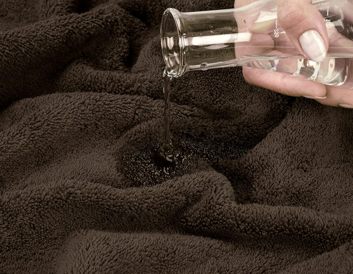 American Soft Linen Luxury Hand Towels for Bathroom, 600 GSM 100% Cotton Turkish 4 Piece Hand Towel Set, 600 GSM Hand Face Towels for Kitchen, Brown Hand Towels