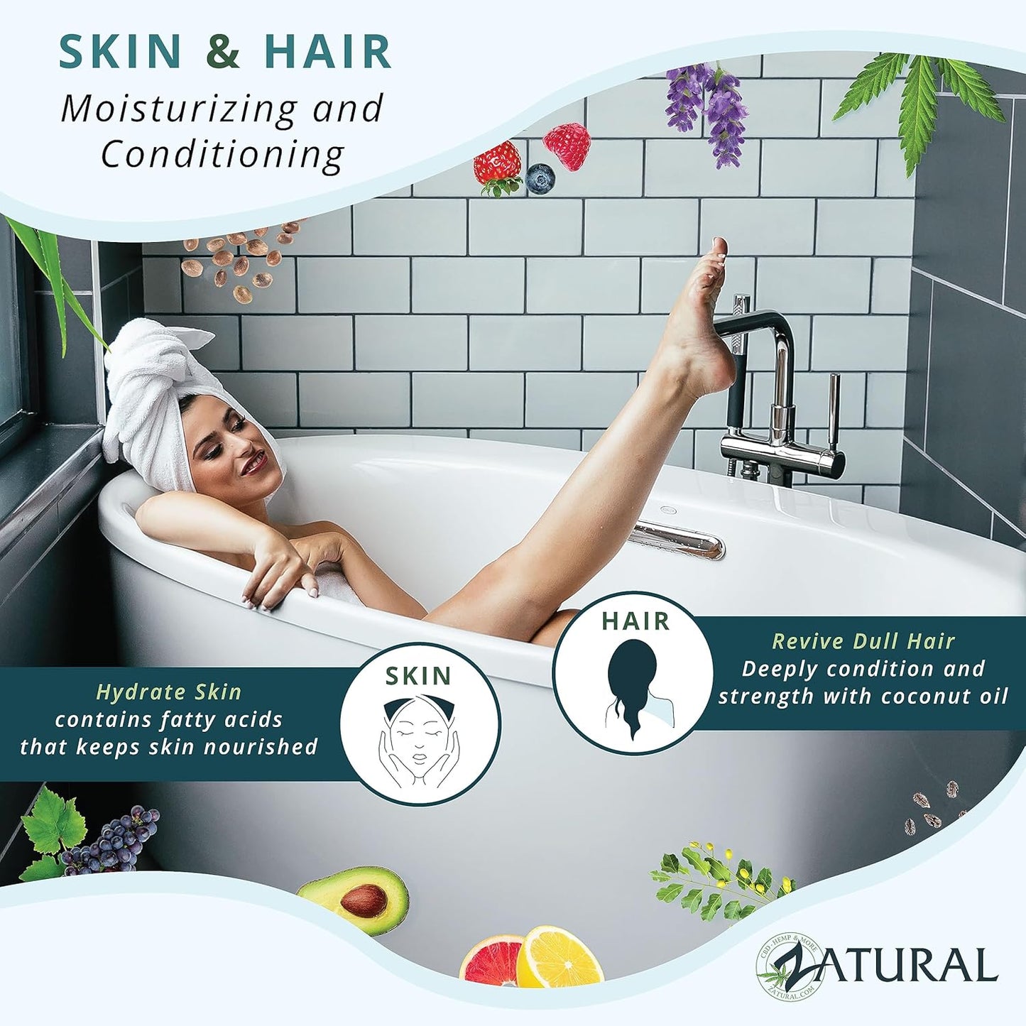 Zatural Coconut Oil, 100% Virgin Organic Extra Virgin Unrefined, Cold Pressed, 8 Pounds (8 Ounce)