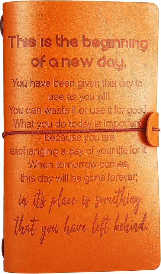 FYSIA Inspirational Christmas Gift for Daughter,Son,Niece,Cousin,Brother,Nurse,Sister,Friend-Birthday Gift,Graduation Gift,Back to School Gift-Refillable Photo Diary Journal Notebook