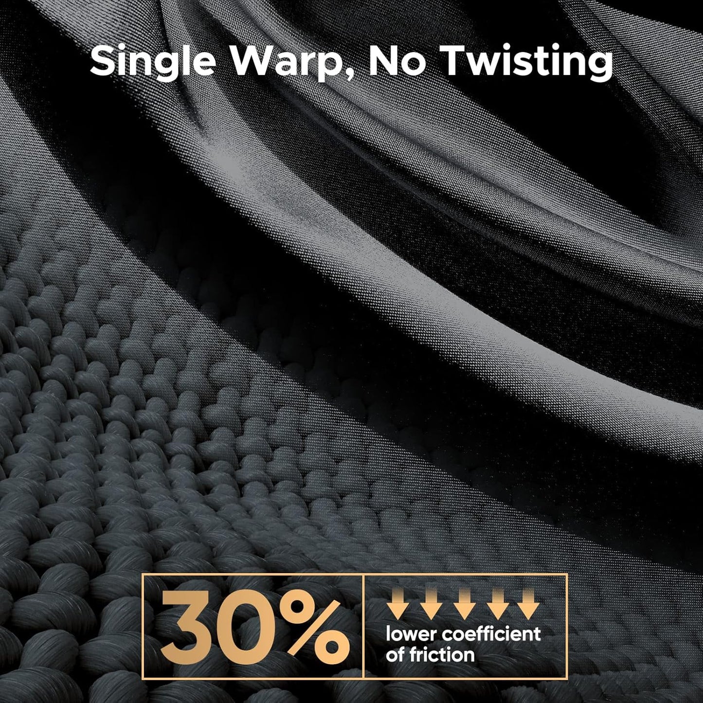 100% Pure Mulberry Silk Pillowcase for Hair and Skin - Allergen Resistant Dual Sides,600 Thread Count Silk Bed Pillow Cases with Hidden Zipper,1pc,Queen Size,Black