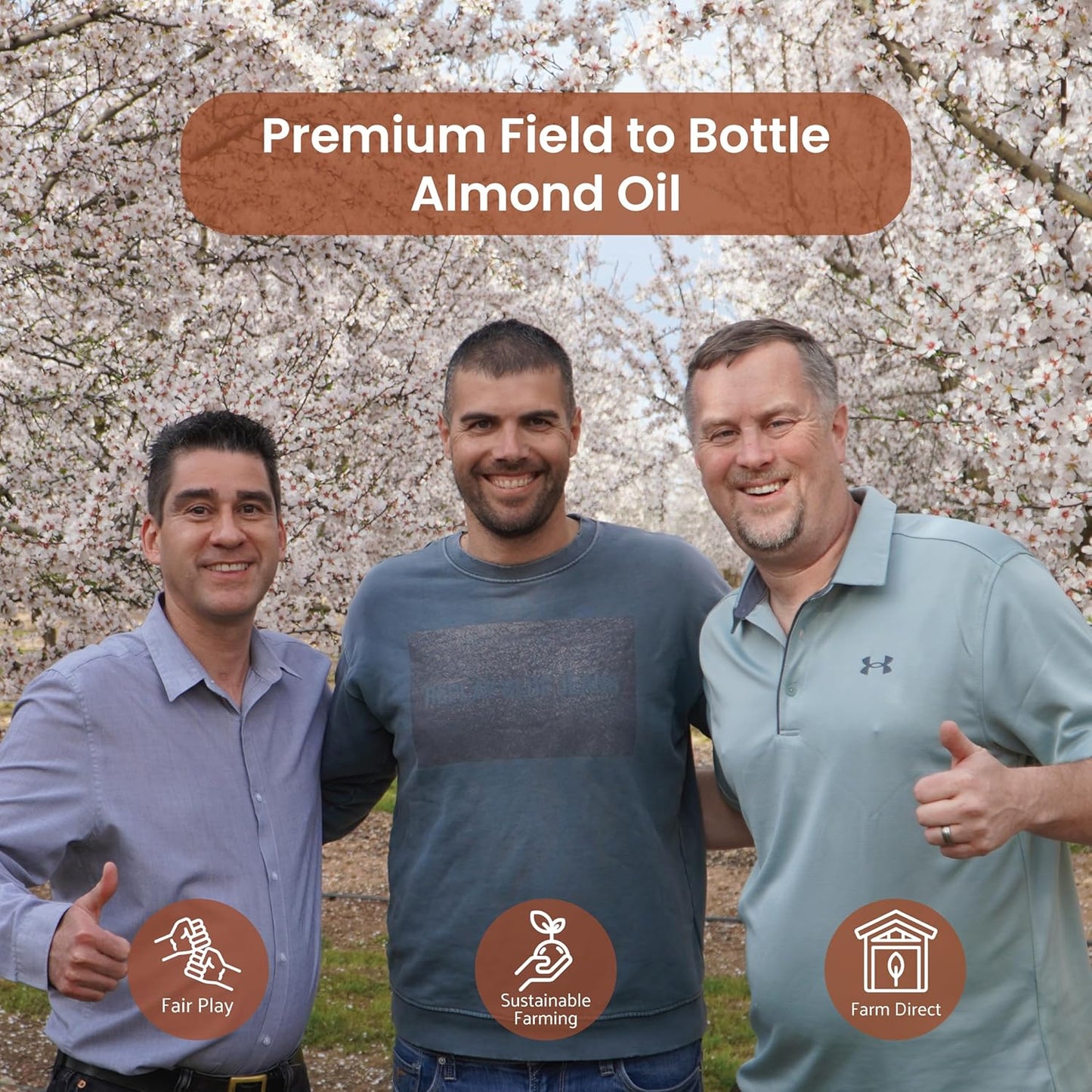Sweet Almond Oil - for Skin and Hair - Carrier Oil for Essential Oils Mixing - From EIR Oils' Farm in Mallorca, Spain - 1 Gallon