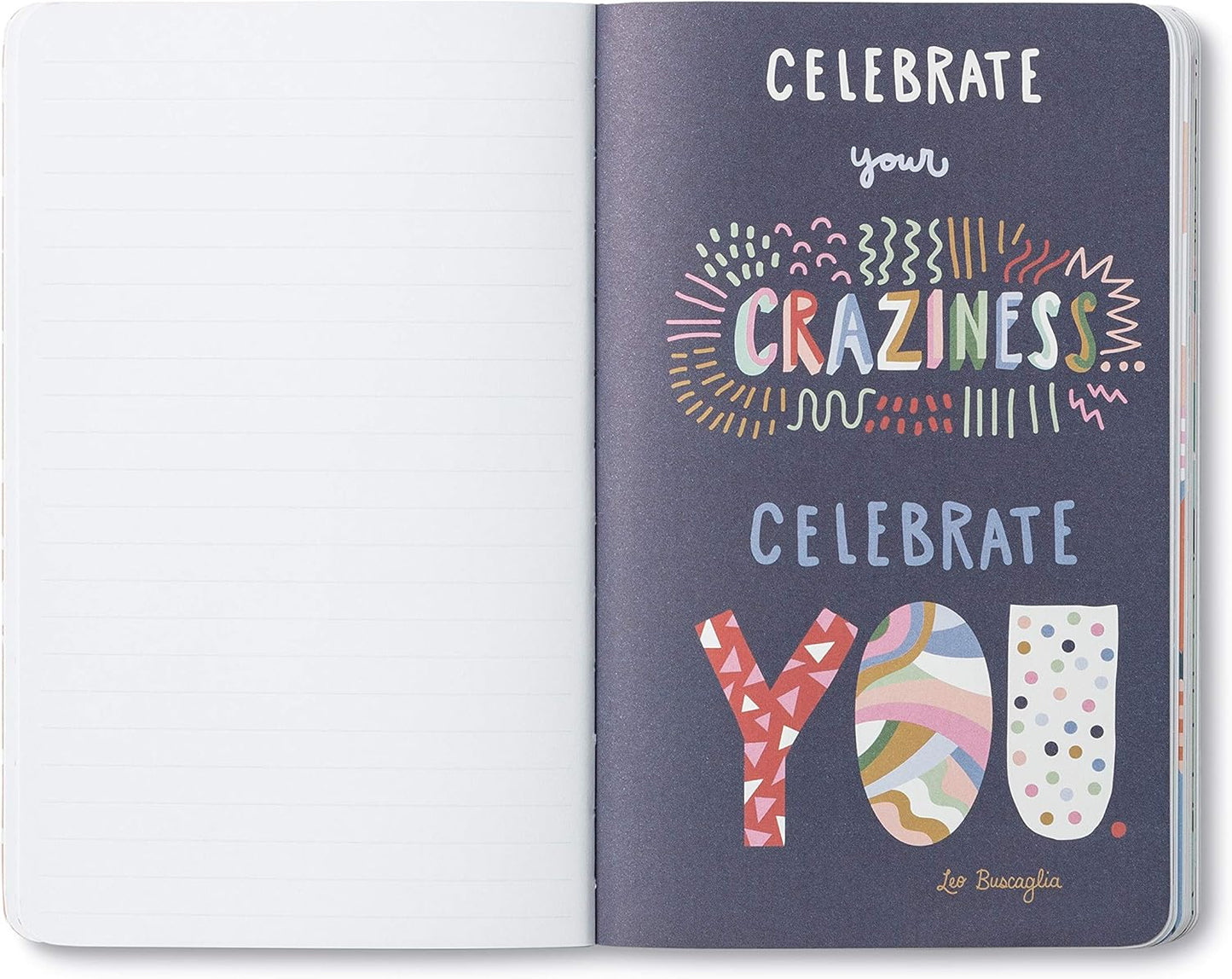Compendium Softcover Journal - You Are Weird, Unique, and Wildly Perfect. – A Write Now Journal with 128 Lined Pages, 5″W x 8″H