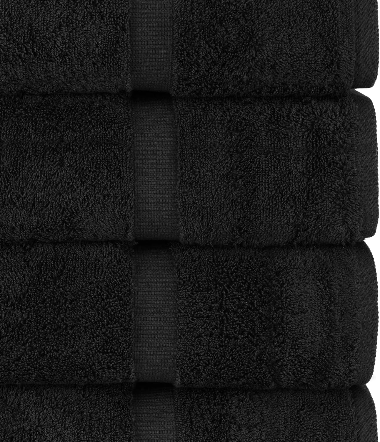 Chakir Turkish Linens, 100% Cotton Premium Quality Turkish Bath Sheets (35''x70'' Large Bath Sheet Towels - Black)