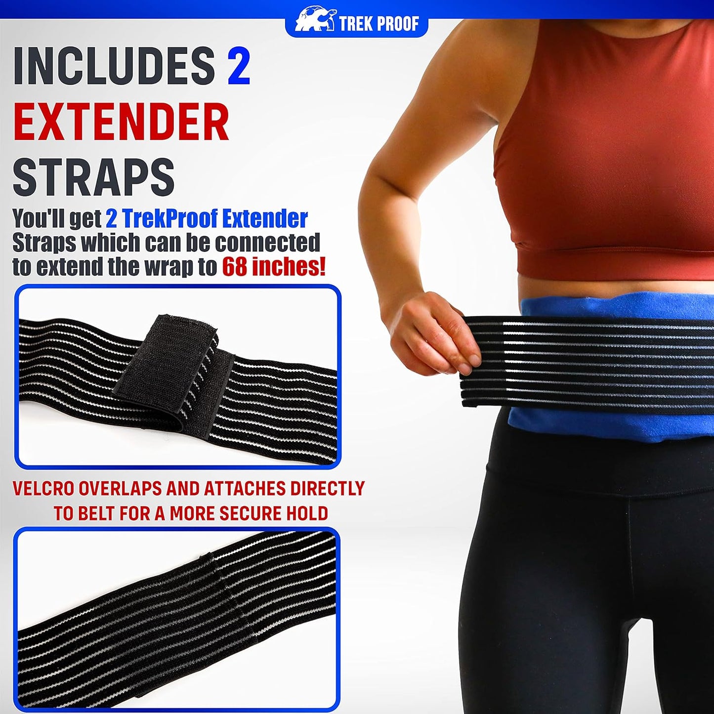 Ice Pack (3-Piece Set) – Reusable Hot and Cold Therapy Gel Wrap Support Injury Recovery, Alleviate Joint and Muscle Pain – Rotator Cuff, Knees, Back & More (3 Piece Set - Large)