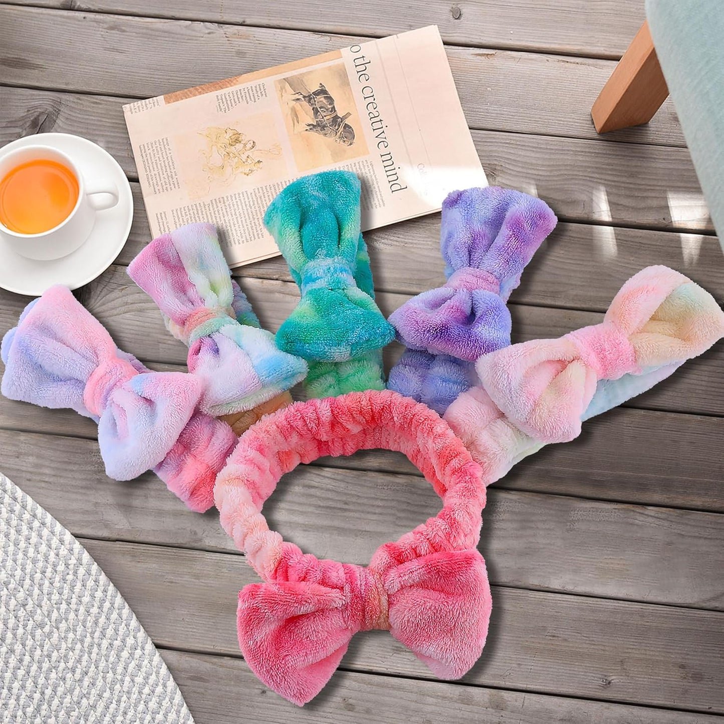 WSYUB Spa Headband Bulk, Headband for Washing Face,28pcs