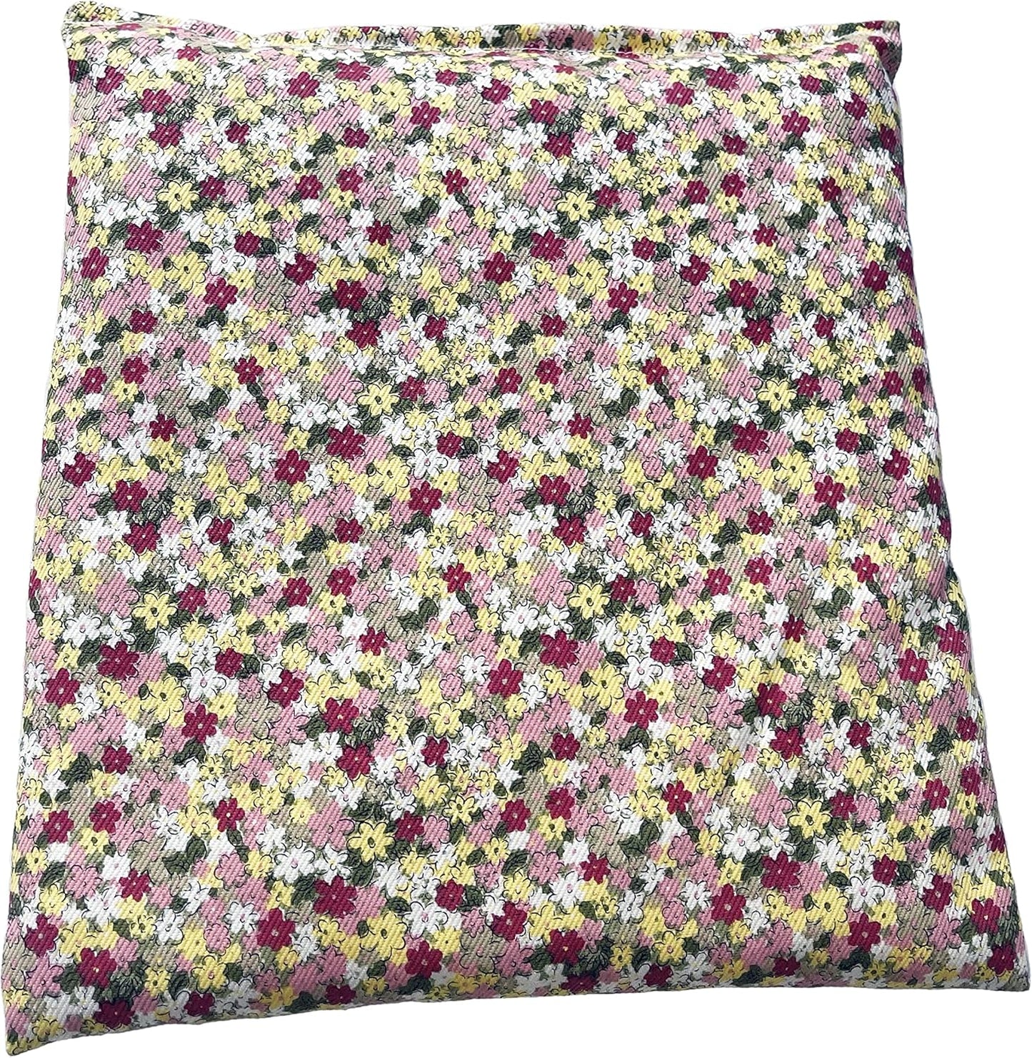 Heating Pad Corn Filled. Natural Heat Therapy for Lower Back, Neck, Shoulders, Cramps. Pain and Stress Relief Heated Wrap. (Spring)